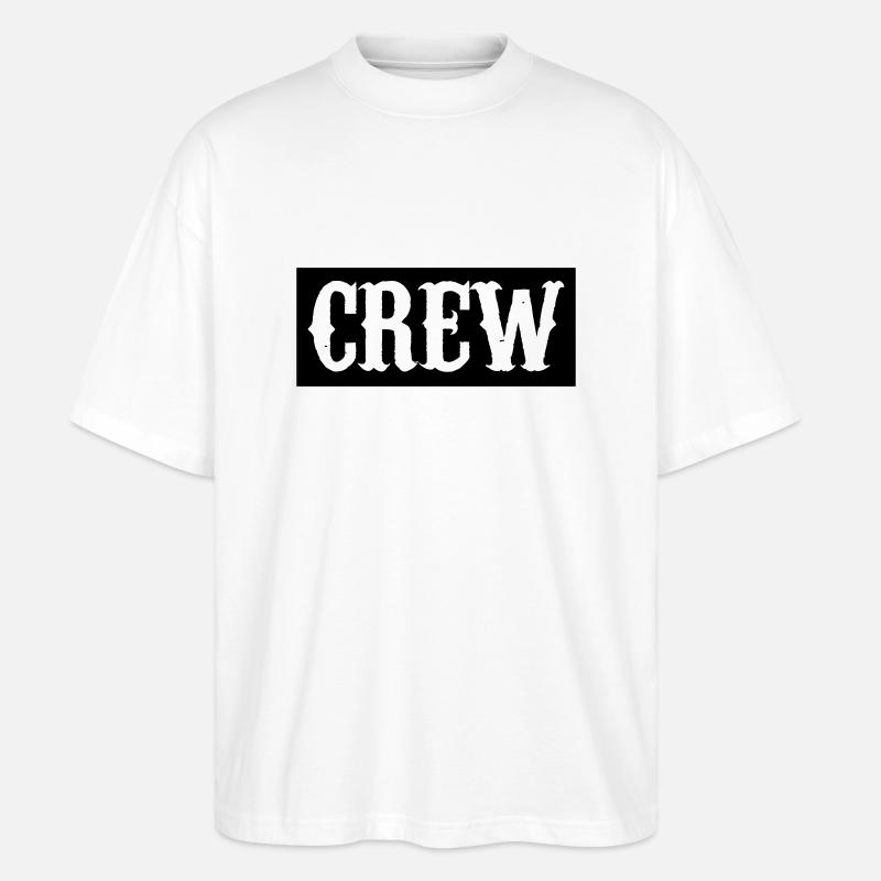 crew 01 - Stanley/Stella Oversized Unisex Bio T-Shirt Blaster 2.0 - Weiß