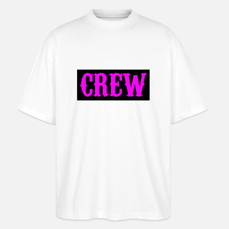 Équipage 02 - T-shirt bio Blaster 2.0 coupe oversize Stanley/Stella Unisexe - blanc