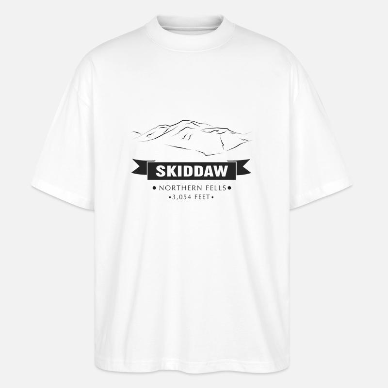 Skiddaw - Stanley/Stella Oversized Unisex Bio T-Shirt Blaster 2.0 - Weiß