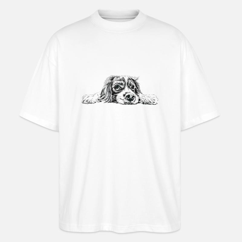 bester Freund - Stanley/Stella Oversized Unisex Bio T-Shirt Blaster 2.0 - Weiß