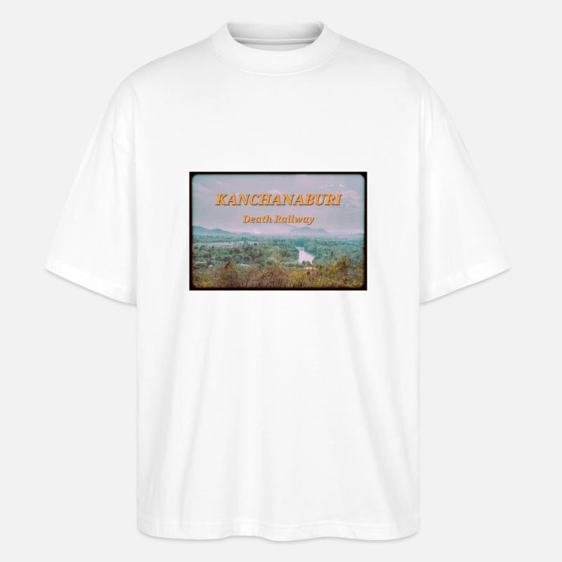 Kantchanaburi - Stanley/Stella Oversized Unisex Bio T-Shirt Blaster 2.0 - Weiß