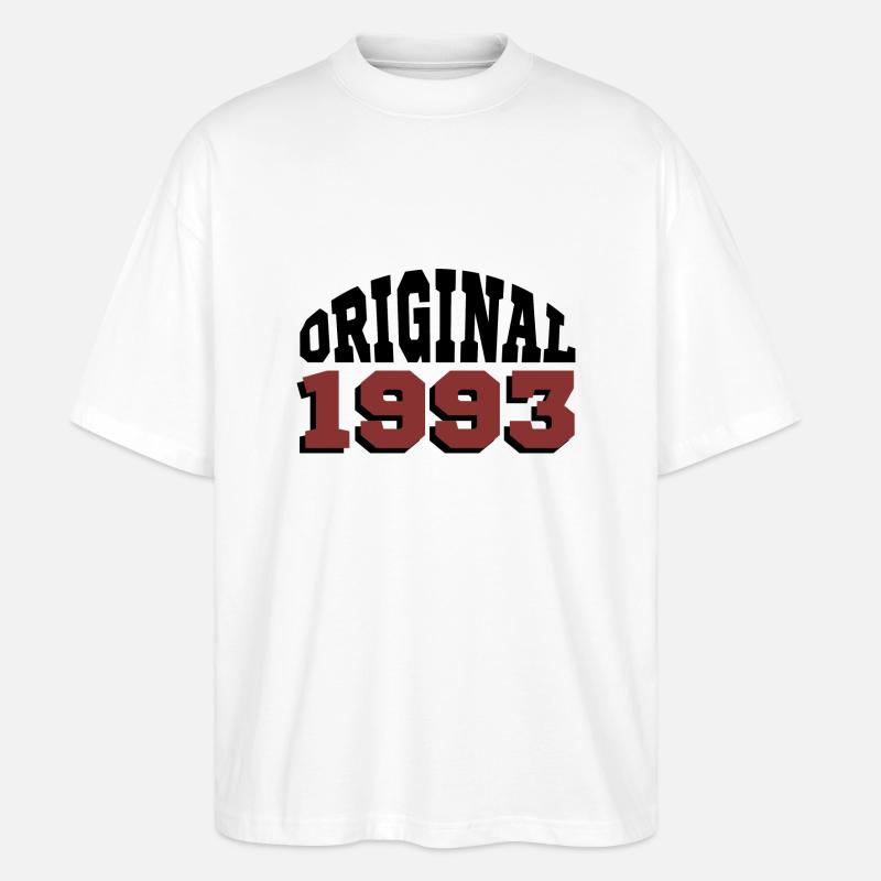 Original 1993 - Stanley/Stella Oversized Unisex Bio T-Shirt Blaster 2.0 - Weiß
