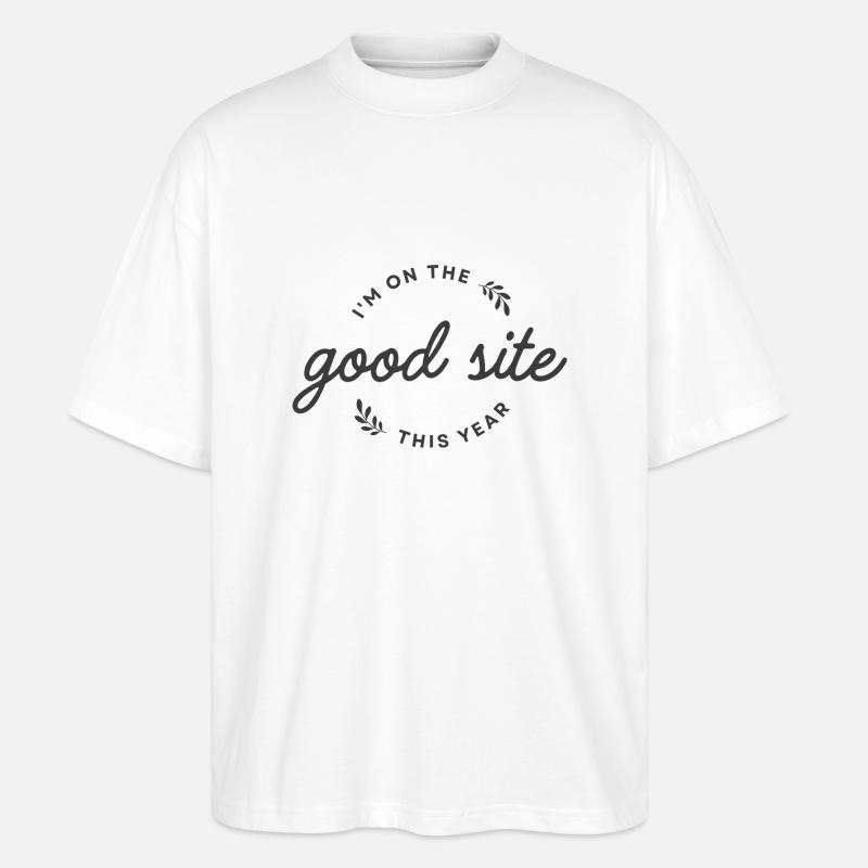 Good Site two - Stanley/Stella Oversized Unisex Bio T-Shirt Blaster 2.0 - Weiß