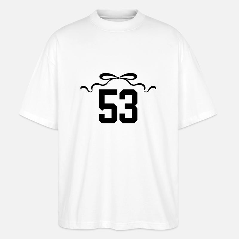 Issue 53 Knot - 53rd Anniversary - Stanley/Stella Oversized Unisex Organic T-shirt Blaster 2.0 - white