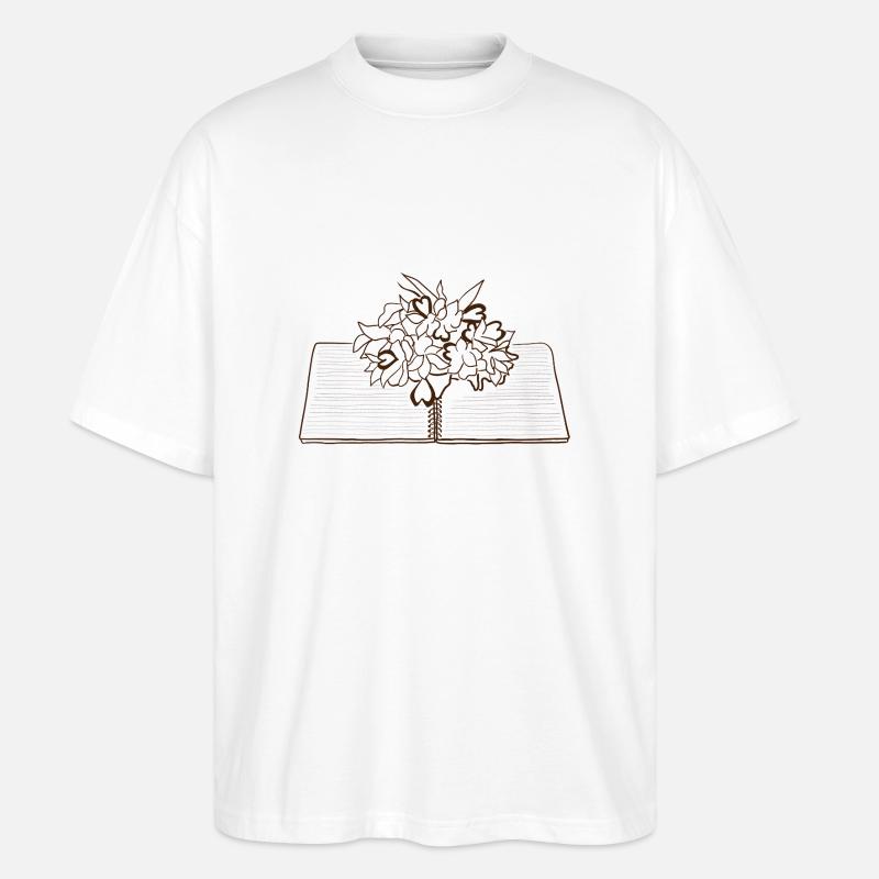 Schreiben stärkt - Stanley/Stella Oversized Unisex Bio T-Shirt Blaster 2.0 - Weiß