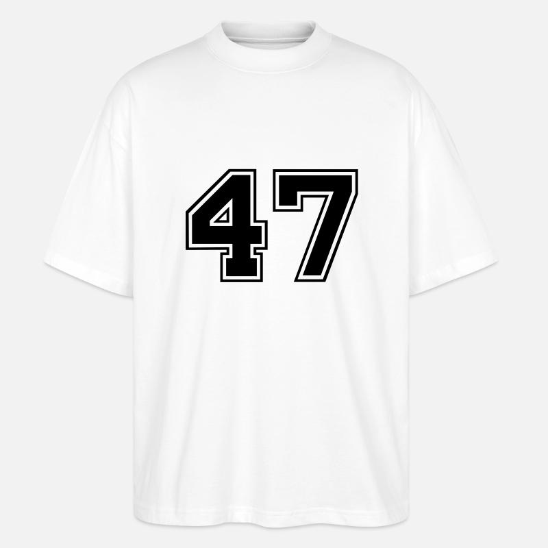 47 - Stanley/Stella Oversized Unisex Bio T-Shirt Blaster 2.0 - Weiß