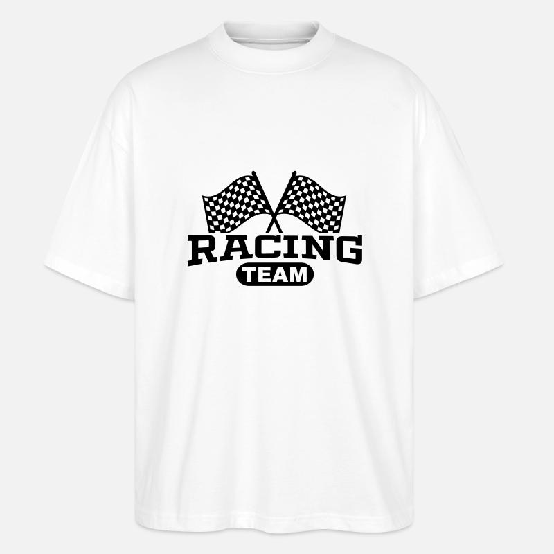 racing_team__f1 - Stanley/Stella Oversized Unisex Bio T-Shirt Blaster 2.0 - Weiß