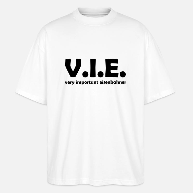 eisenbahner - Stanley/Stella Oversized Unisex Bio T-Shirt Blaster 2.0 - Weiß