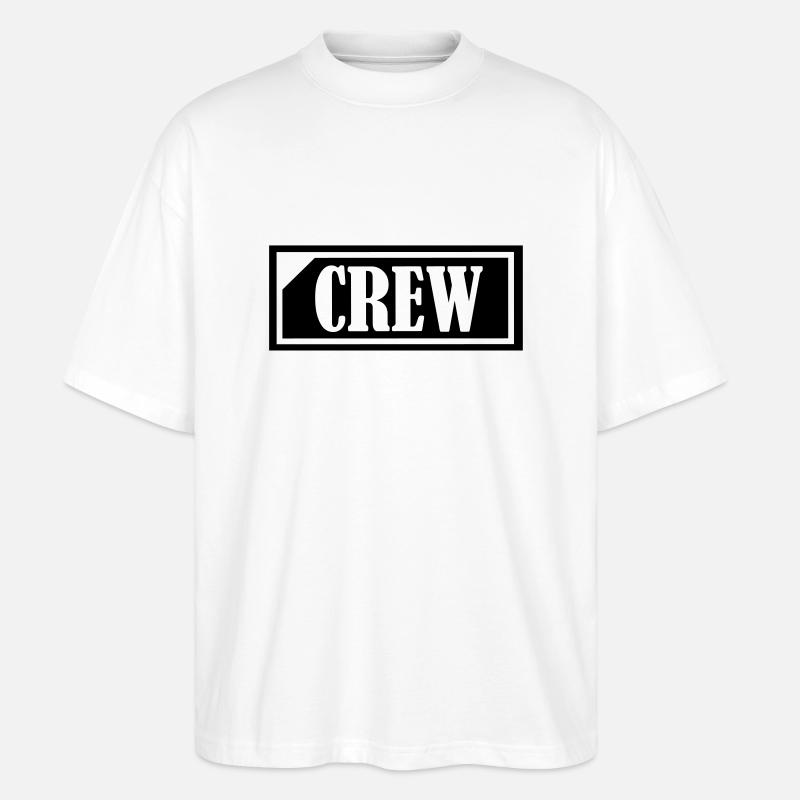 crew_1 - Stanley/Stella Oversized Unisex Organic T-shirt Blaster 2.0 - white