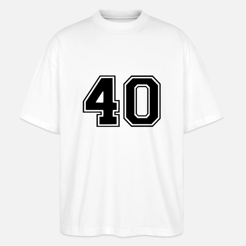 40 - Stanley/Stella Oversized Unisex Bio T-Shirt Blaster 2.0 - Weiß