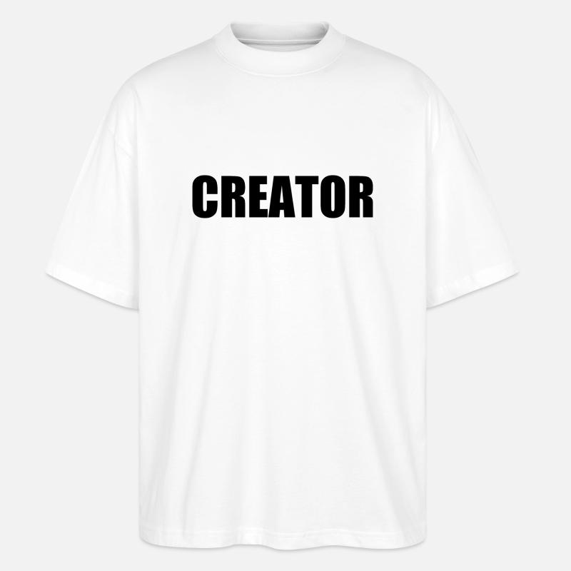 Creator - Stanley/Stella Oversized Unisex Bio T-Shirt Blaster 2.0 - Weiß