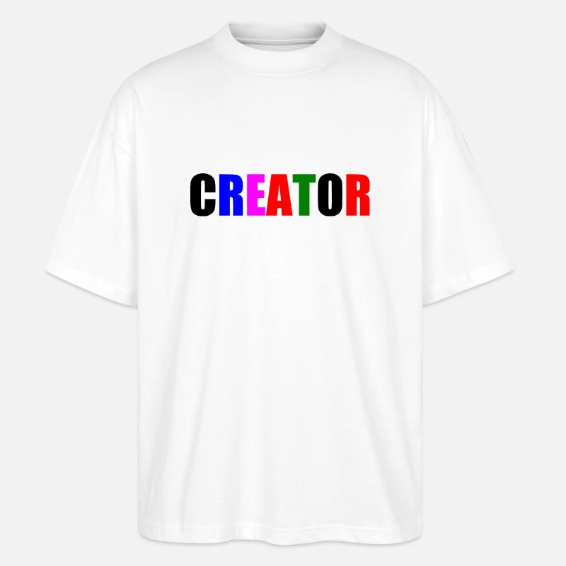 Creator - T-shirt bio Blaster 2.0 coupe oversize Stanley/Stella Unisexe - blanc