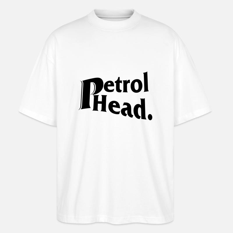 Petrol Head - Stanley/Stella Oversized Unisex Bio T-Shirt Blaster 2.0 - Weiß