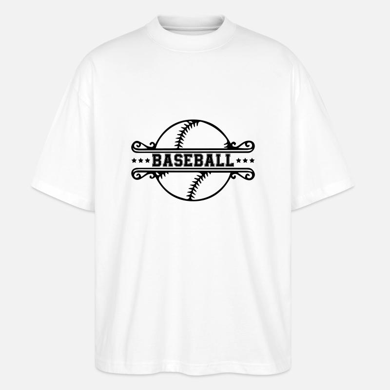 baseball - Stanley/Stella Oversized Unisex Bio T-Shirt Blaster 2.0 - Weiß