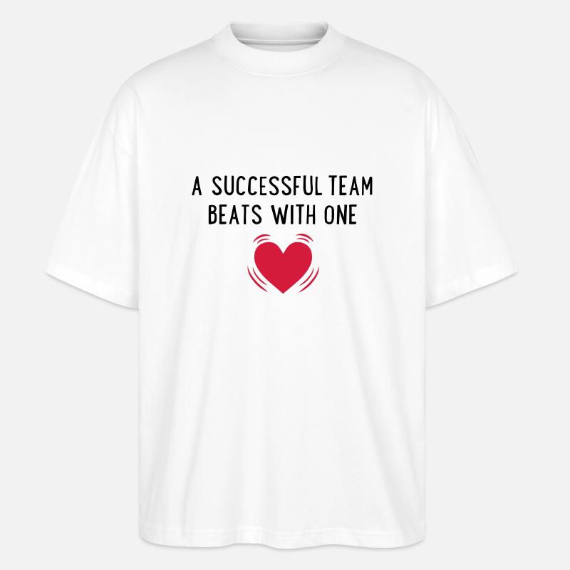 équipe - T-shirt bio Blaster 2.0 coupe oversize Stanley/Stella Unisexe - blanc