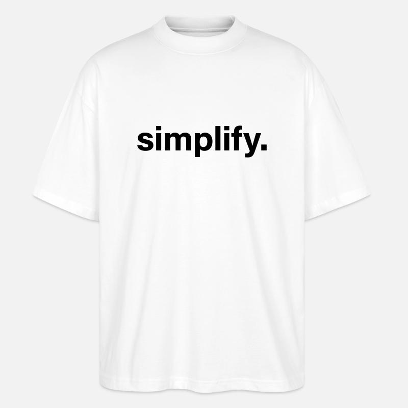 simplifier - T-shirt bio Blaster 2.0 coupe oversize Stanley/Stella Unisexe - blanc