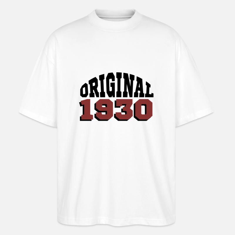 Original 1930 - T-shirt bio Blaster 2.0 coupe oversize Stanley/Stella Unisexe - blanc
