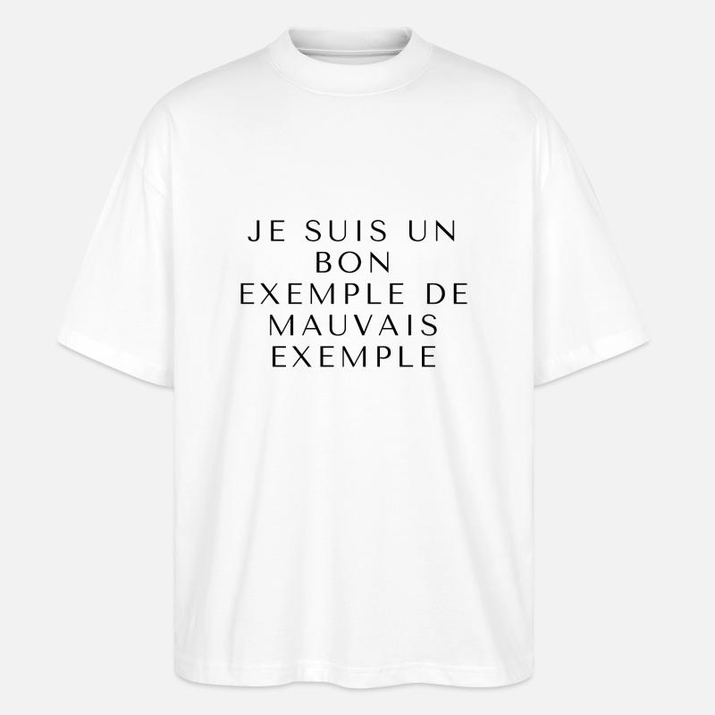 Beispiel - Stanley/Stella Oversized Unisex Bio T-Shirt Blaster 2.0 - Weiß