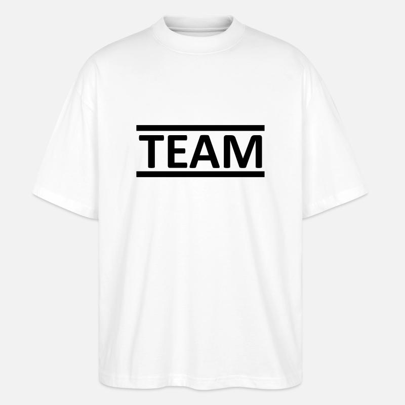 team - Stanley/Stella Oversized Unisex Bio T-Shirt Blaster 2.0 - Weiß
