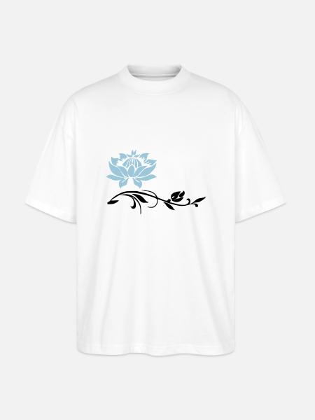 blume - Stanley/Stella Oversized Unisex Bio T-Shirt Blaster 2.0 - Weiß