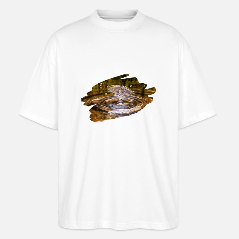 Waterdrop - T-shirt bio Blaster 2.0 coupe oversize Stanley/Stella Unisexe - blanc