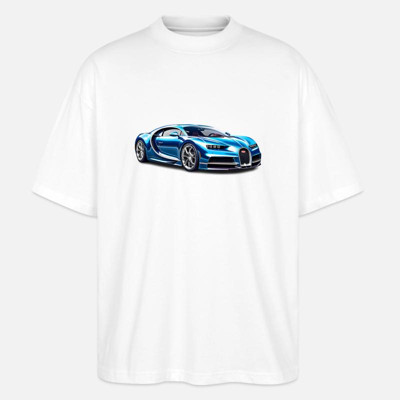 Hypercar Chiron - T-shirt bio Blaster 2.0 coupe oversize Stanley/Stella Unisexe - blanc