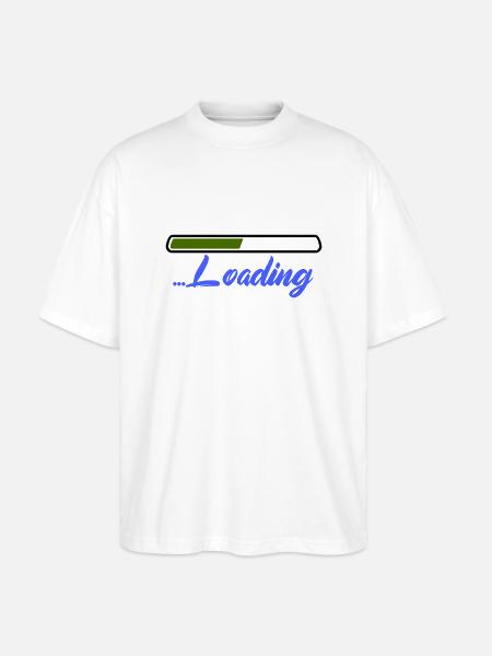 Loading - Stanley/Stella Oversized Unisex Organic T-shirt Blaster 2.0 - white