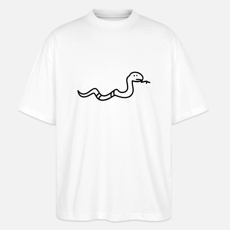 Serpent - T-shirt bio Blaster 2.0 coupe oversize Stanley/Stella Unisexe - blanc