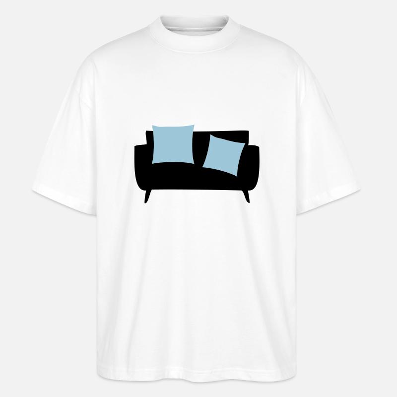 Sleeper sofa & Pillows - Stanley/Stella Oversized Unisex Organic T-shirt Blaster 2.0 - white