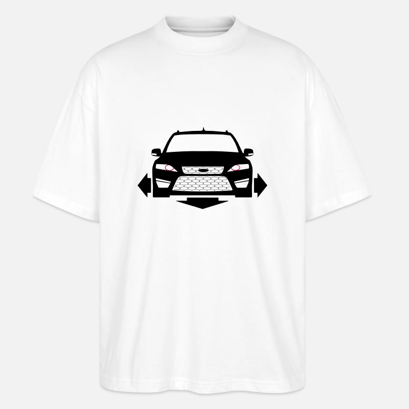 Bad Mdo - Stanley/Stella Oversized Unisex Bio T-Shirt Blaster 2.0 - Weiß