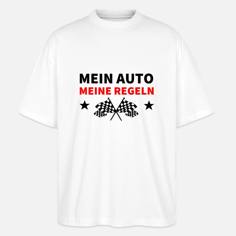 Auto - Stanley/Stella Oversized Unisex Bio T-Shirt Blaster 2.0 - Weiß