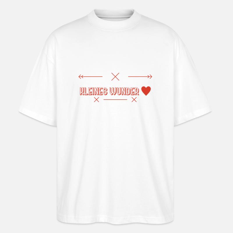 Babysprüche Geschenkidee - Stanley/Stella Oversized Unisex Bio T-Shirt Blaster 2.0 - Weiß