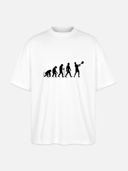 Evolution Tennis - Stanley/Stella Oversized Unisex Organic T-shirt Blaster 2.0 - white