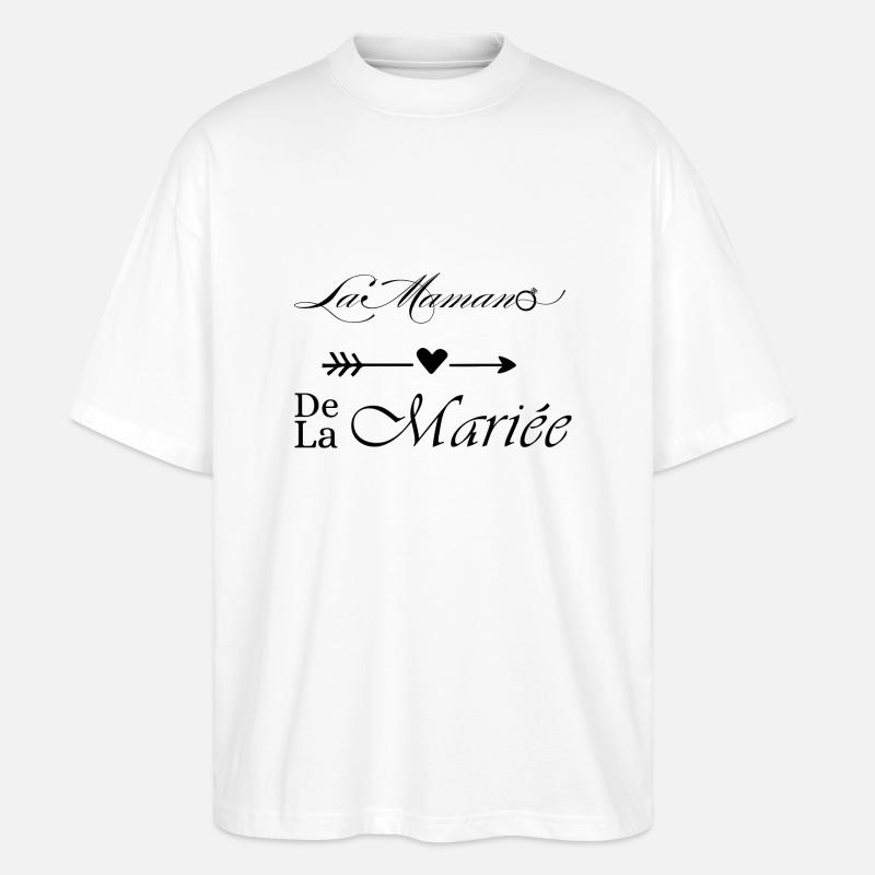 Die Mutter der Braut - Stanley/Stella Oversized Unisex Bio T-Shirt Blaster 2.0 - Weiß