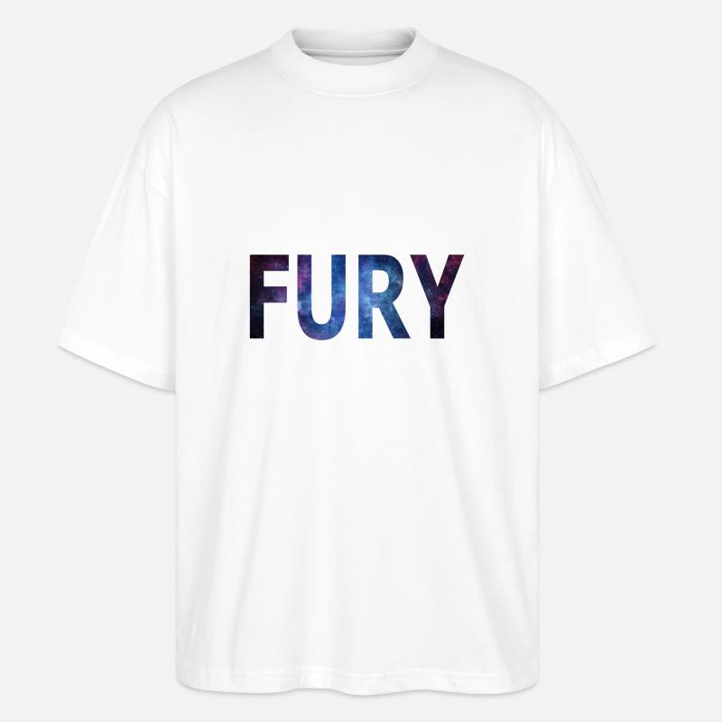 FURY - Stanley/Stella Oversized Unisex Bio T-Shirt Blaster 2.0 - Weiß