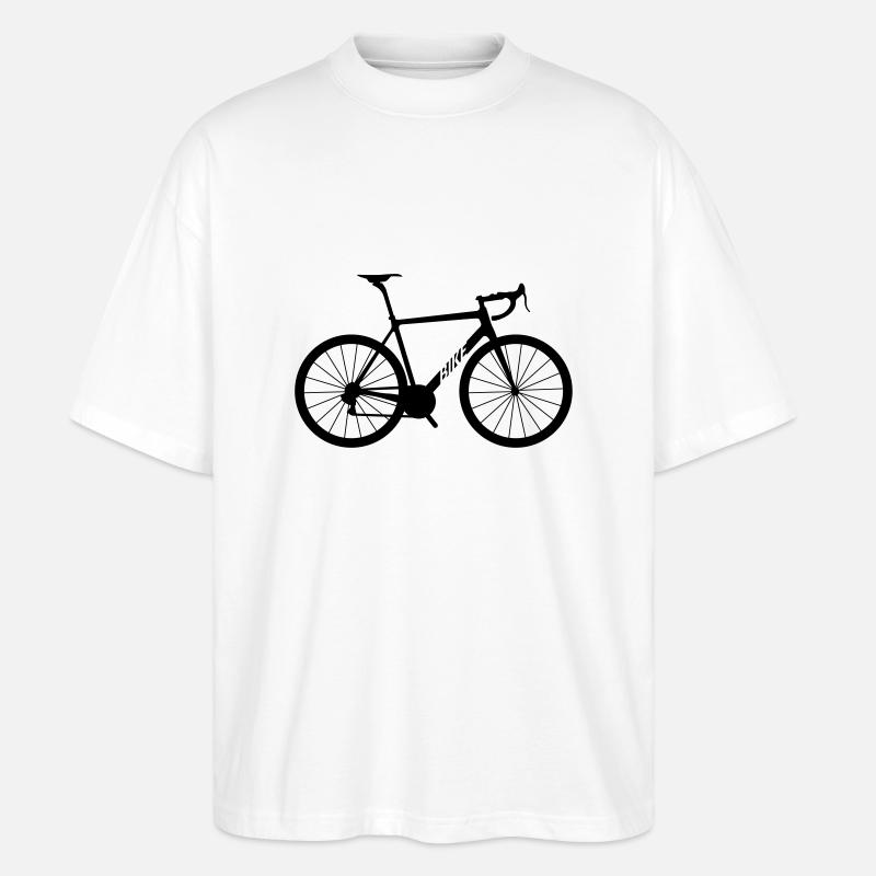 Fahrrad - Stanley/Stella Oversized Unisex Bio T-Shirt Blaster 2.0 - Weiß
