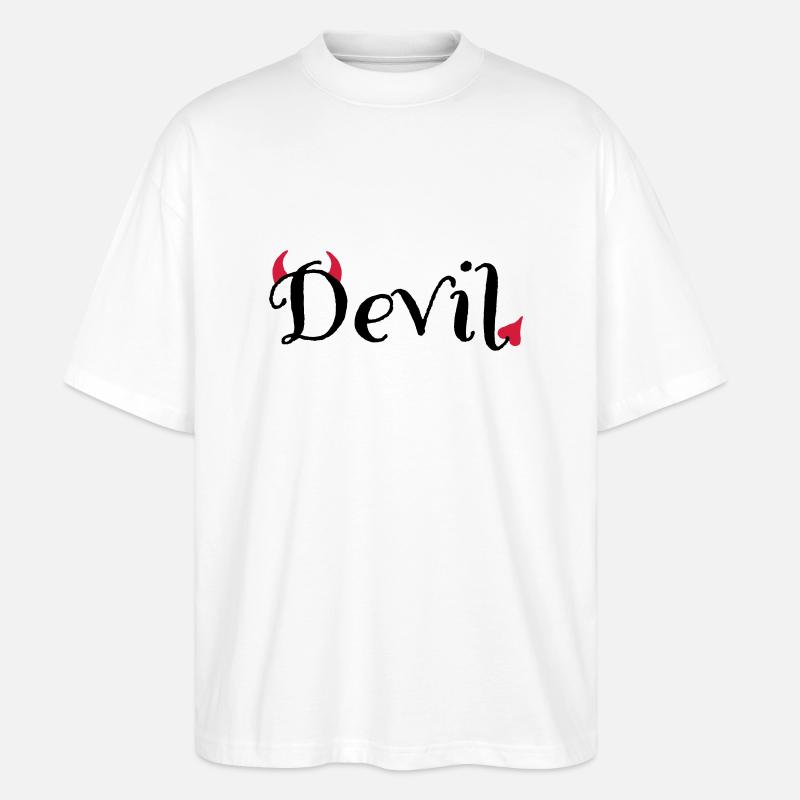 Teufe - Stanley/Stella Oversized Unisex Bio T-Shirt Blaster 2.0 - Weiß