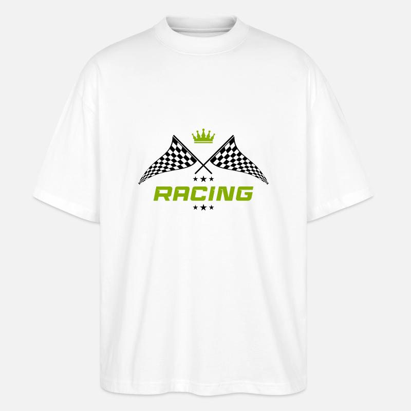 Symbole de course - T-shirt bio Blaster 2.0 coupe oversize Stanley/Stella Unisexe - blanc