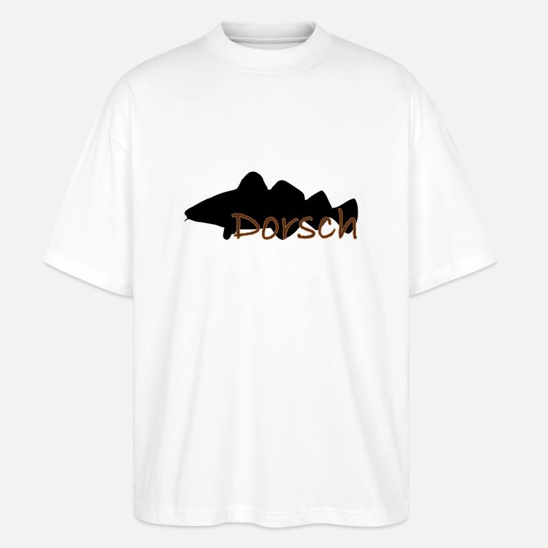 Dorsch schwarz - Stanley/Stella Oversized Unisex Bio T-Shirt Blaster 2.0 - Weiß