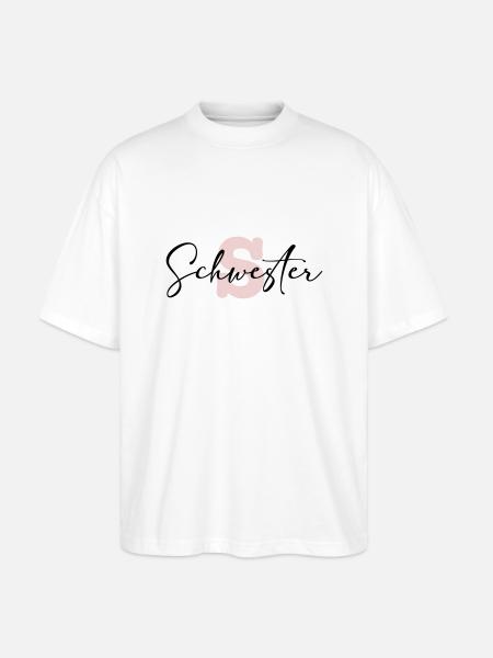 schwester - Stanley/Stella Oversized Unisex Bio T-Shirt Blaster 2.0 - Weiß