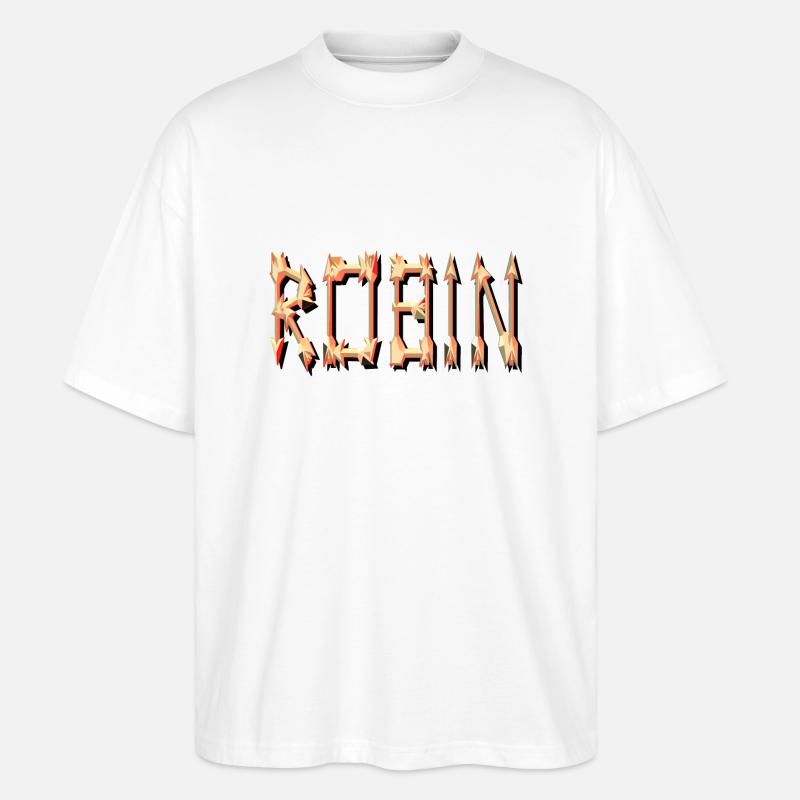 robin2 - Stanley/Stella Oversized Unisex Bio T-Shirt Blaster 2.0 - Weiß