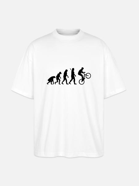 Radsport - Stanley/Stella Oversized Unisex Bio T-Shirt Blaster 2.0 - Weiß
