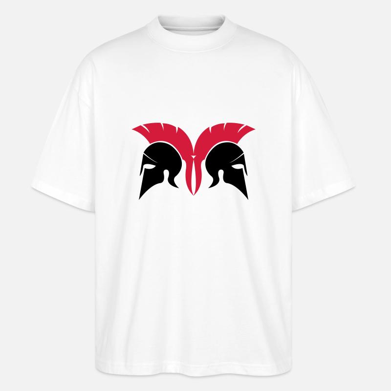 spartaner_002 - Stanley/Stella Oversized Unisex Bio T-Shirt Blaster 2.0 - Weiß