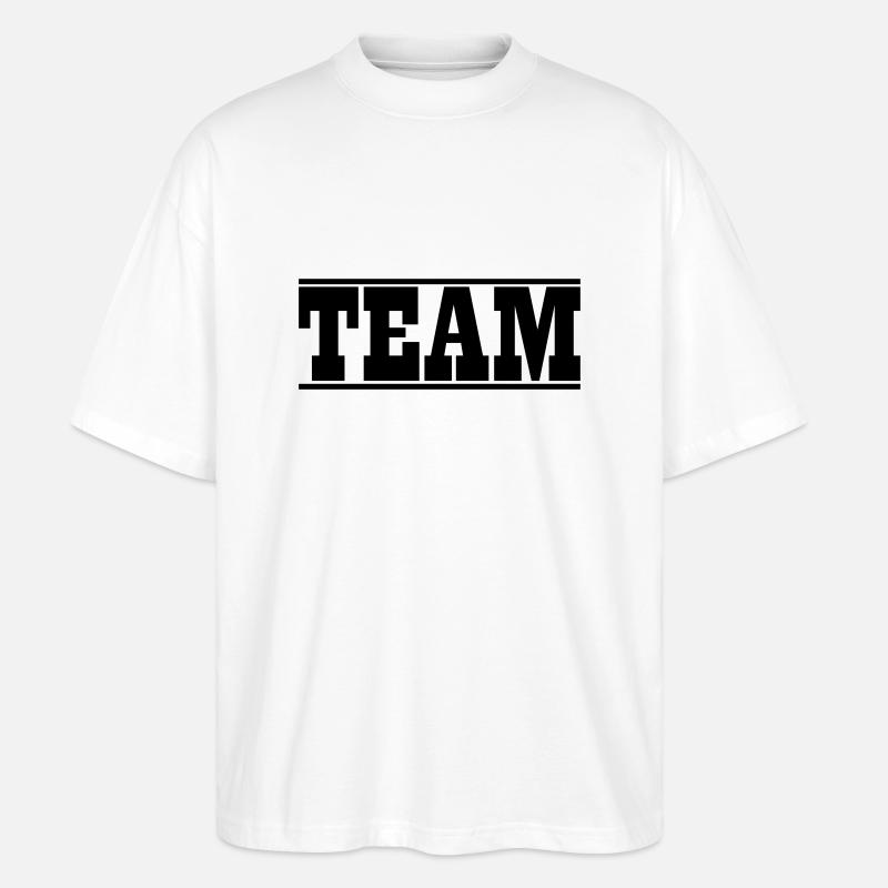 Team Design - Stanley/Stella Oversized Unisex Bio T-Shirt Blaster 2.0 - Weiß