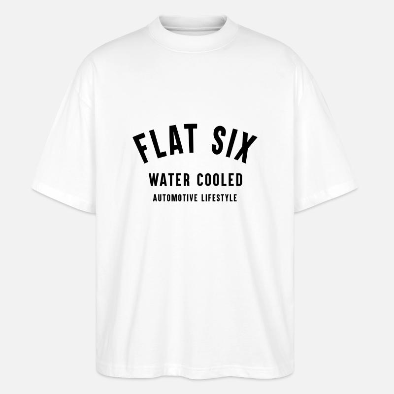 flatsix watercooled - Stanley/Stella Oversized Unisex Bio T-Shirt Blaster 2.0 - Weiß