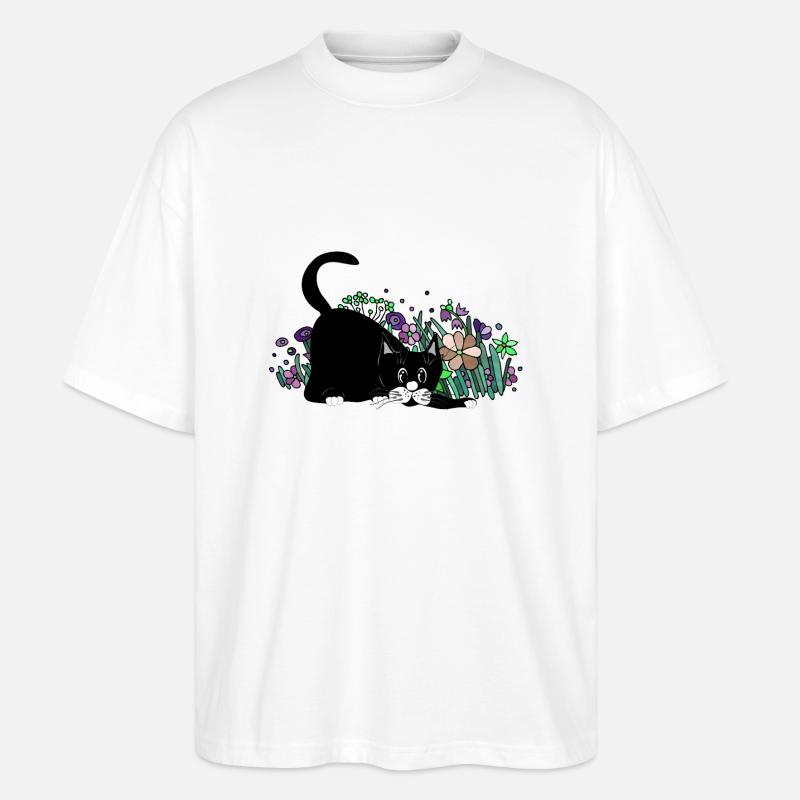 Chat - T-shirt bio Blaster 2.0 coupe oversize Stanley/Stella Unisexe - blanc