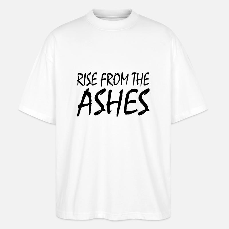 RISE FROM THE ASHES - Stanley/Stella Oversized Unisex Bio T-Shirt Blaster 2.0 - Weiß