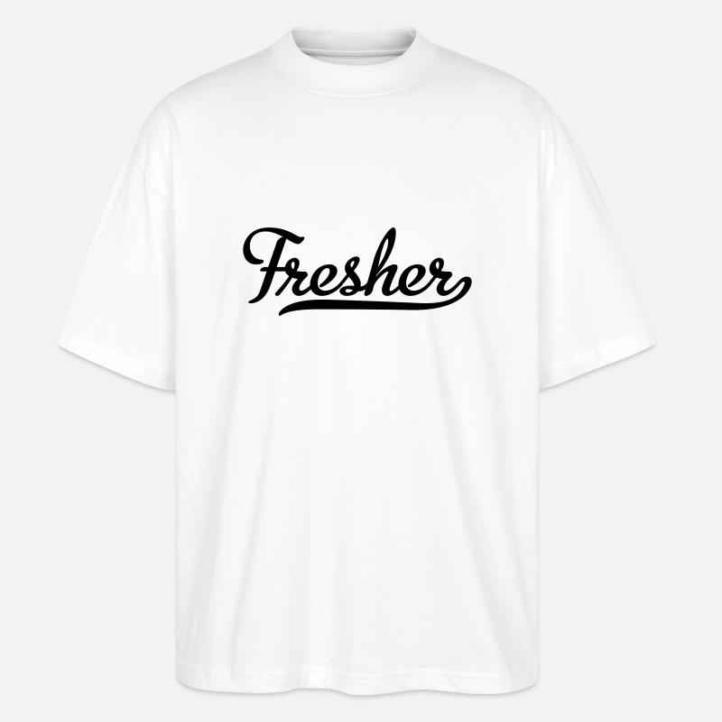 Fresher - Stanley/Stella Oversized Unisex Bio T-Shirt Blaster 2.0 - Weiß