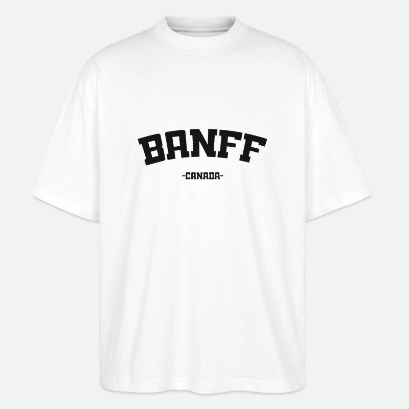 Banff - Canada - Kanada - T-shirt bio Blaster 2.0 coupe oversize Stanley/Stella Unisexe - blanc