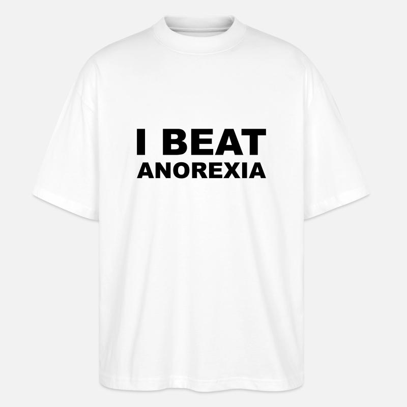 Anorexia - Stanley/Stella Oversized Unisex Bio T-Shirt Blaster 2.0 - Weiß